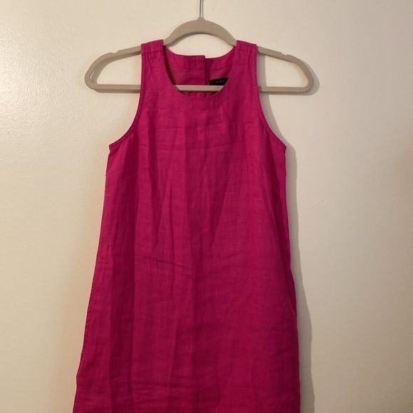 J. Crew 100% linen mini dress. Size Xxs. - Picture 8 of 16
